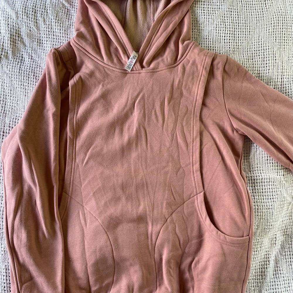 Latched Mama Dusty Rose Nursing Hoodie